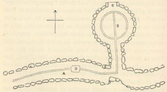 Plan of Cave, Chapel-Uny