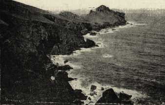 Wild rocky coastline