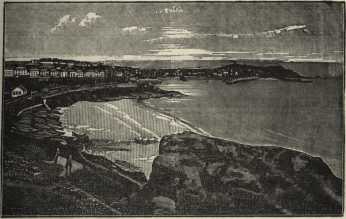 Sketch of St. Ives from Porthminster Point
