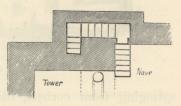 Plan of Tower Stairs, Towednack