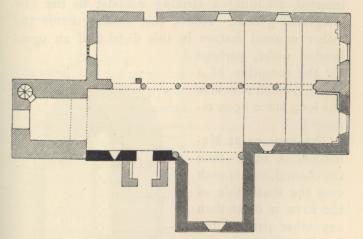 Plan of Zennor Church