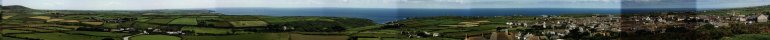 St. Just Town Panorama