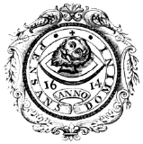 Inscription:- PENSANS ANNO DOMINI 1614