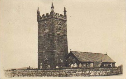 A simple single storey, two aisle church with a bulky square tower