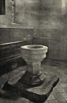 Font and Dedication Stone