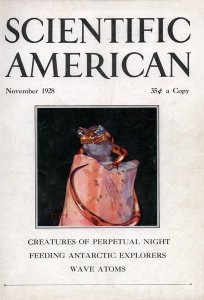 Scientific American cover Nov 1928