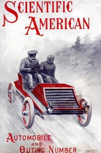 Scientific American cover 1902 - Automobile and Outing