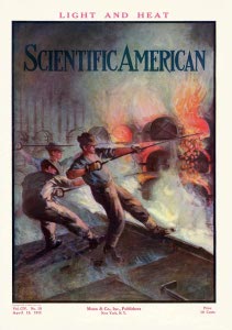 Scientific American cover 1911 - Light and Heat