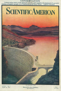 Scientific American cover 1911 - The Roosevelt Dam
