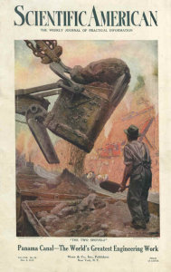Scientific American cover 1912 - The Two Shovels