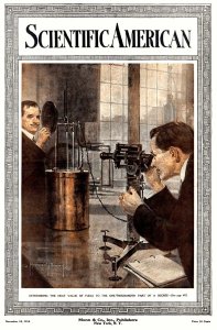 Scientific American cover 1916 - Heat Value of Fuels: Howard V. Brown